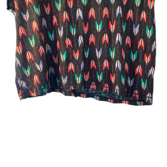 Aerie Black Top with Red and Green Accents - Picture 5 of 7